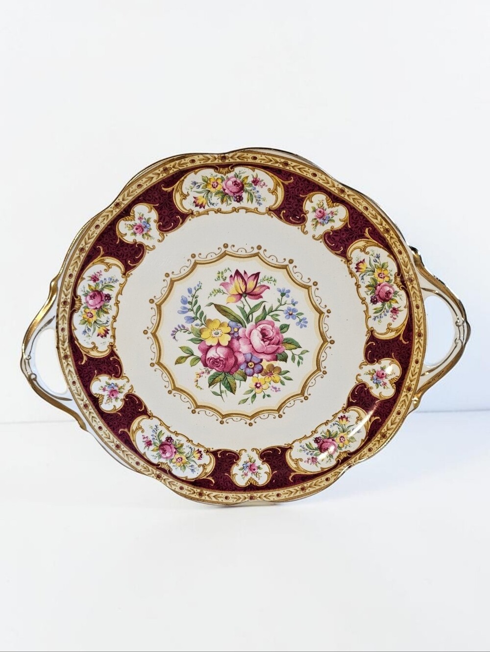 Royal Albert/Lady Hamilton Porcelain Serving Tray. Vintage